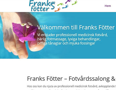 Franks Fötter goes webbshop