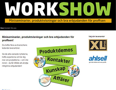 Work Show – nätverk med flera olika siter